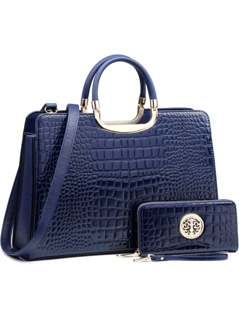 Stylish Women's Tote Handbag & Shoulder Bag Set with Matching Wallet - Work